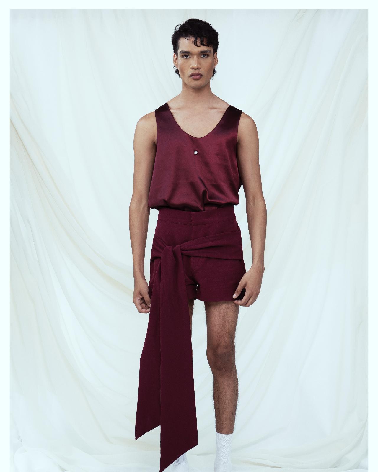 CAMISILLA AUSTRO VINO - veramichell