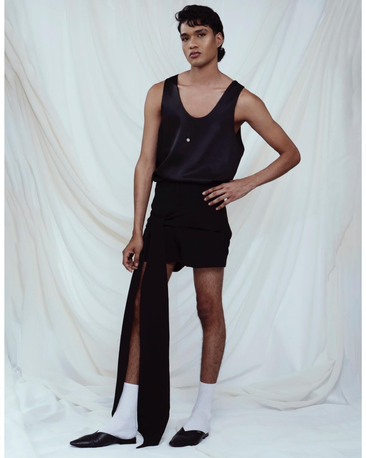 SHORT EON BLACK  - veramichell